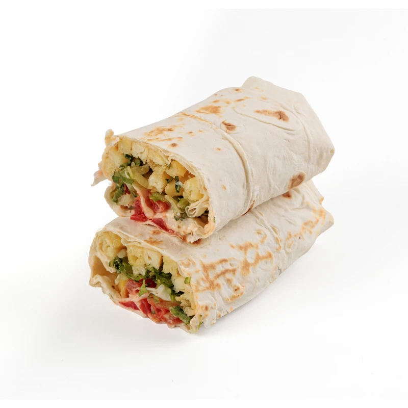 Шаурма с картофелем фри и овощами 300г