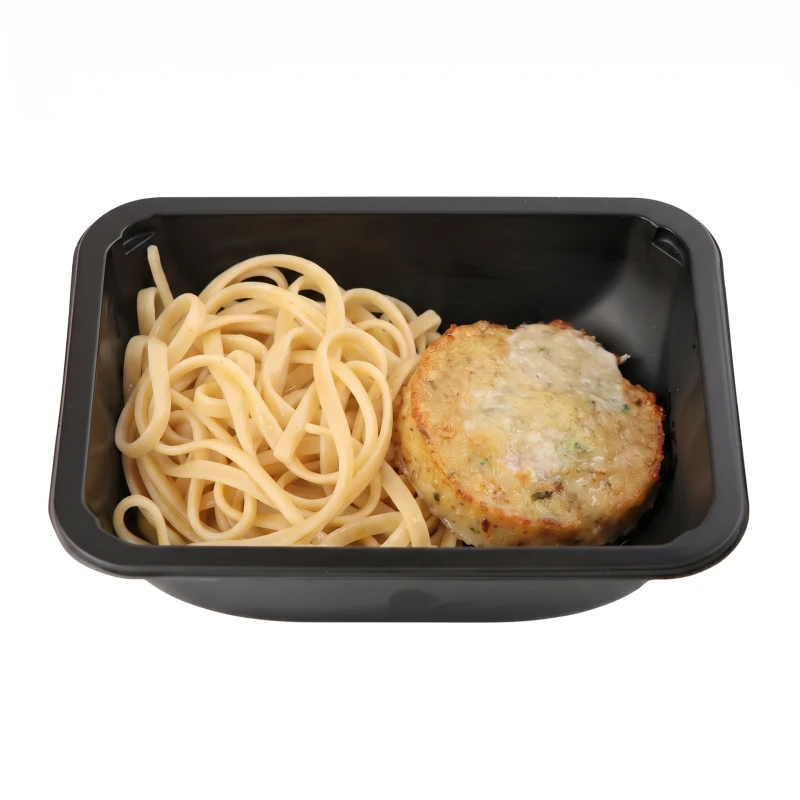 Котлета из морепродуктов с макаронами 250г