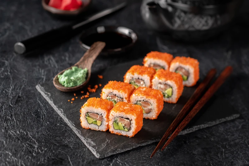 Калифорния с лососем 