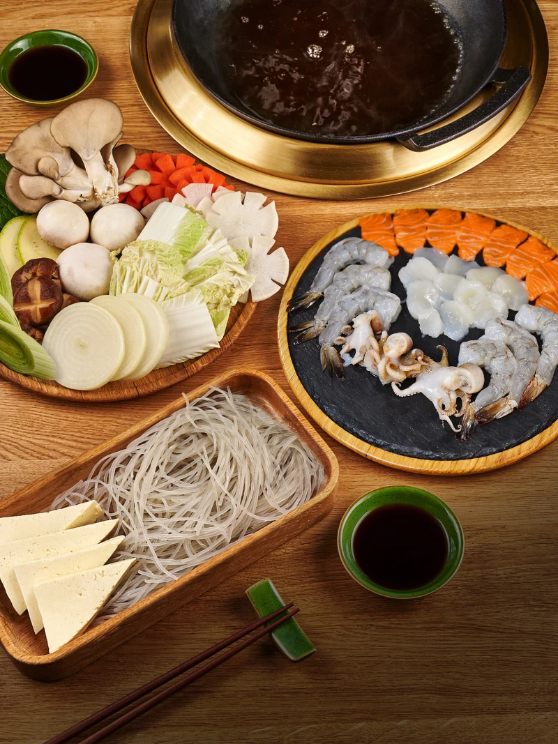 Сябу сябу с морепродуктами