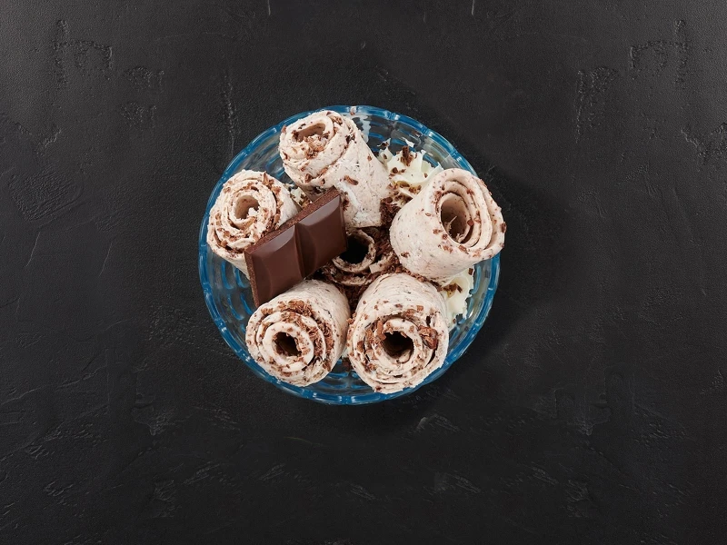 Тайское жареное мороженое Шоколад