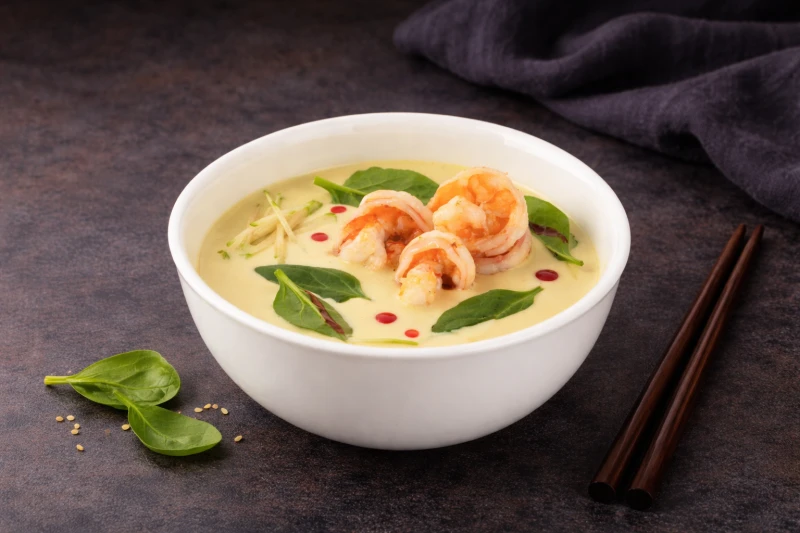 Карри Суп с креветкой