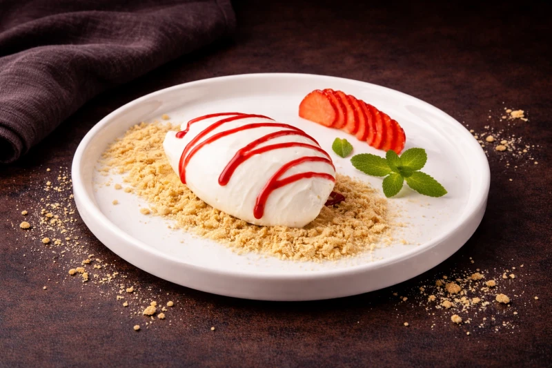 Чизкейк клубничный