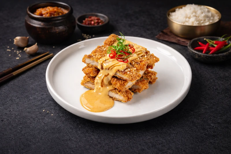 Кацу из бедра цыплёнка