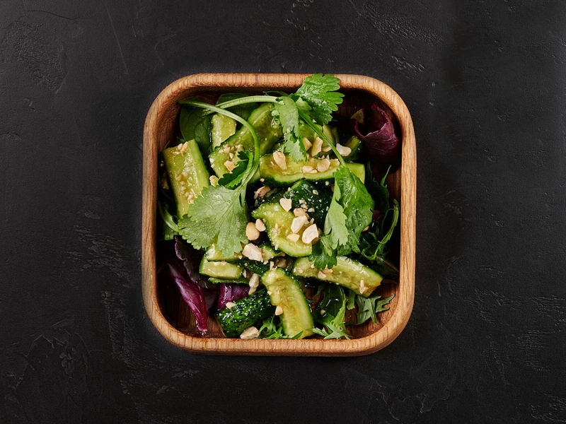 салат Битые огурцы