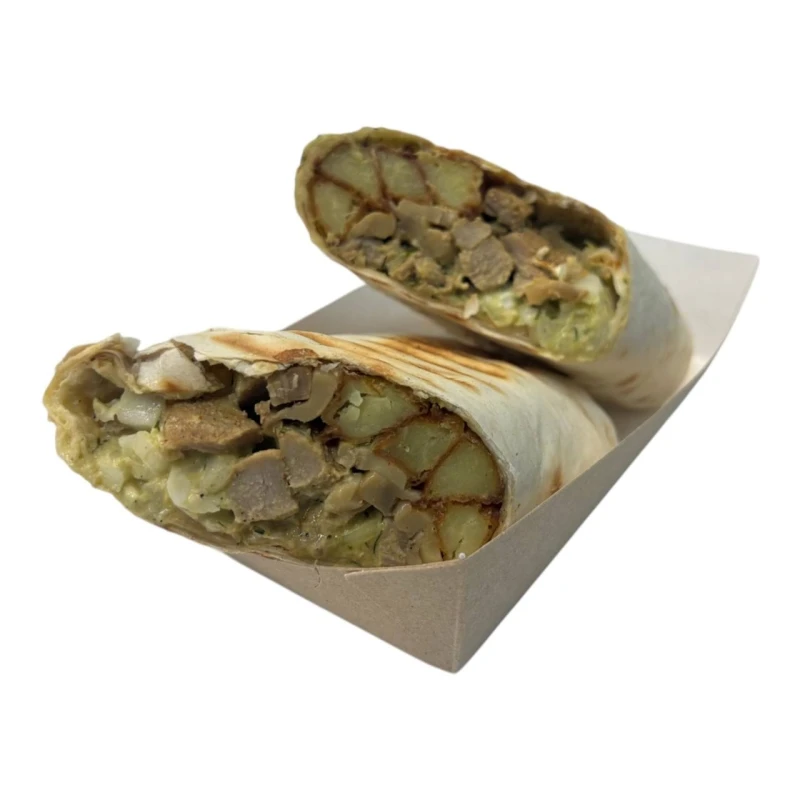 Шаурма по-деревенски с картофелем  и грибами 300 гр