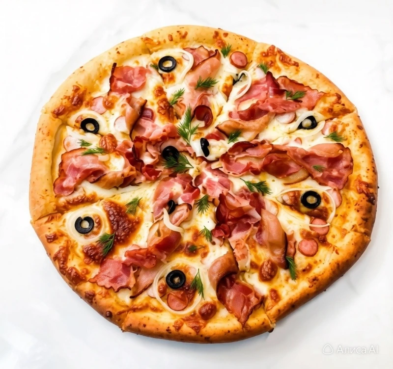 Пицца Бекон Ям 600 гр