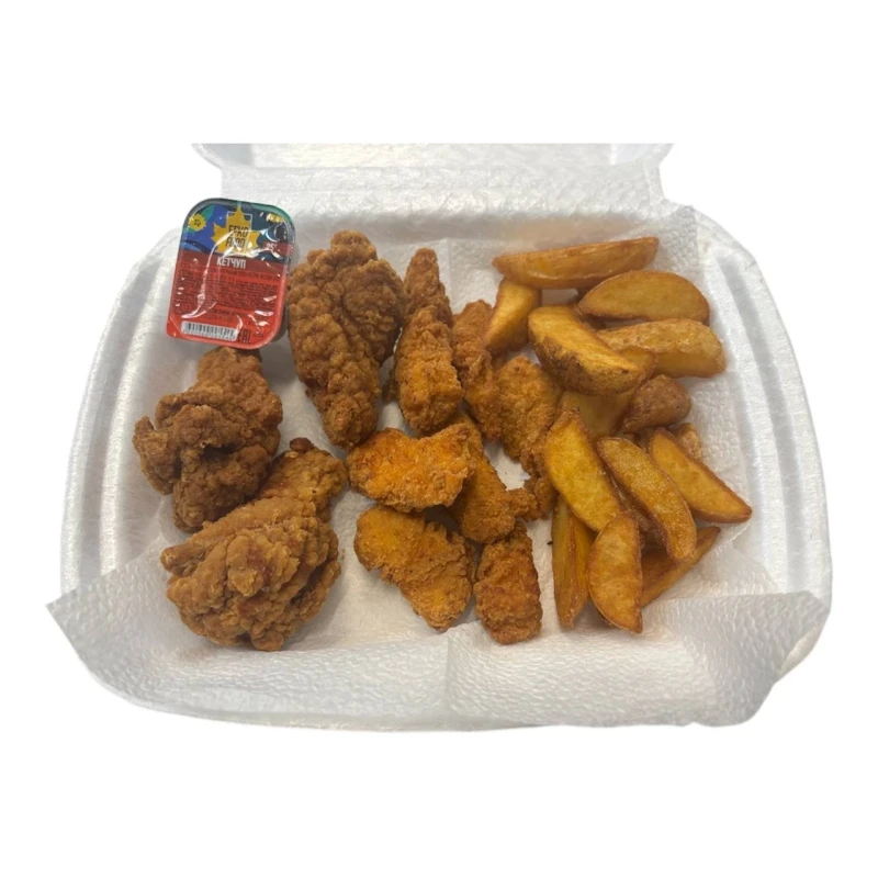 Комбонабор № 4 (куриные крылышки, курица попкорн, картофельные дольки)