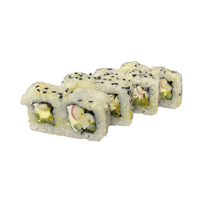 Ролл Калифорния с авокадо и кунжутом 200 гр 