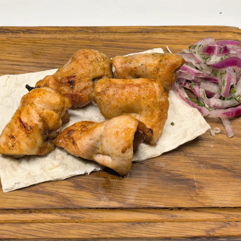 Шашлык из филе куриного бедра