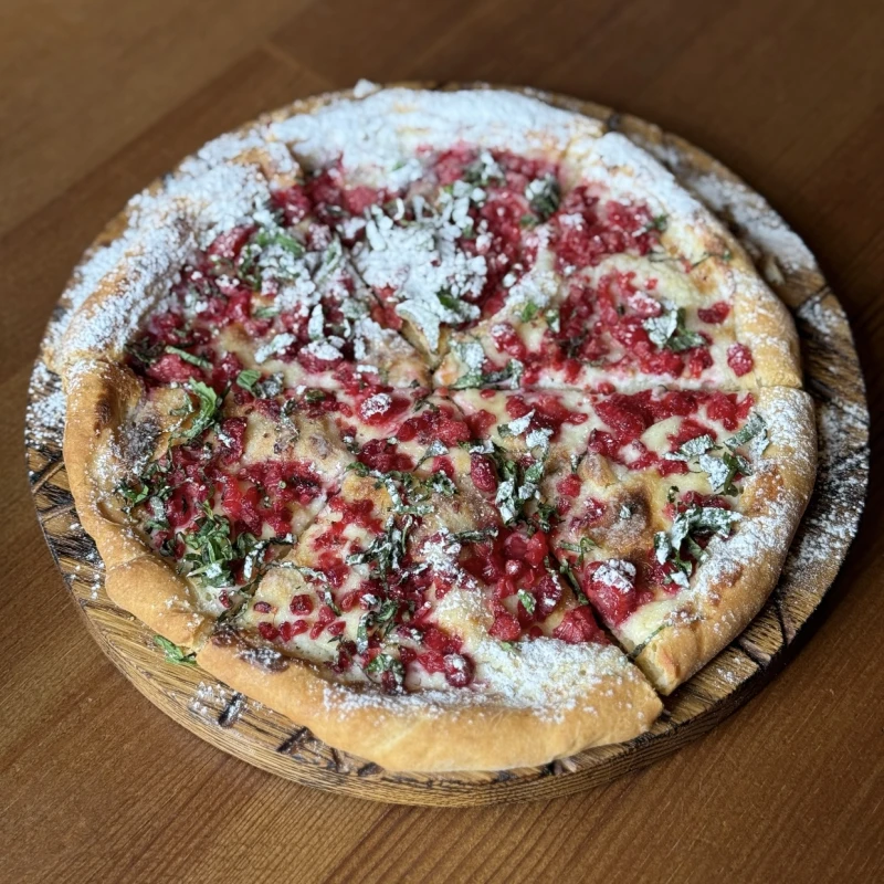 Хачапури с малиной