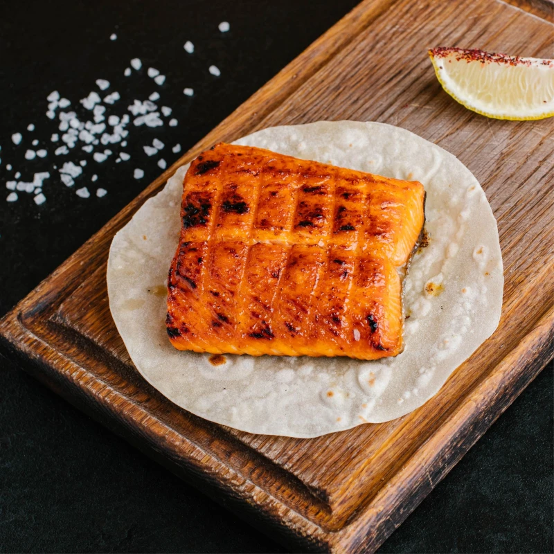 Форель на мангале