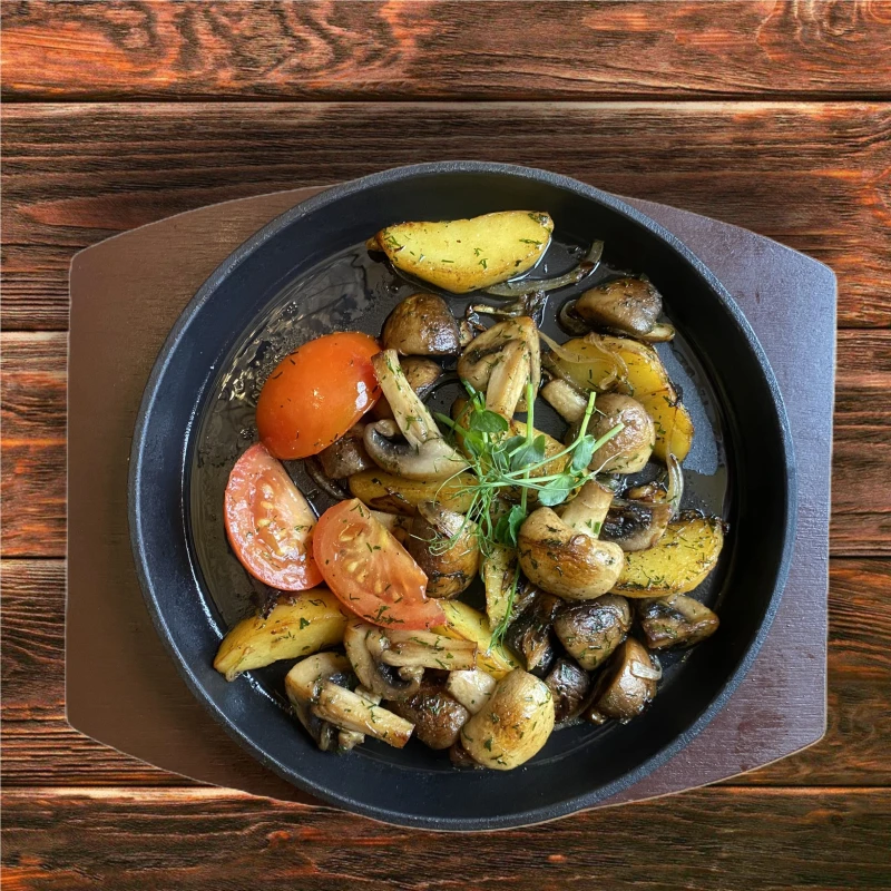 Оджахури с грибами