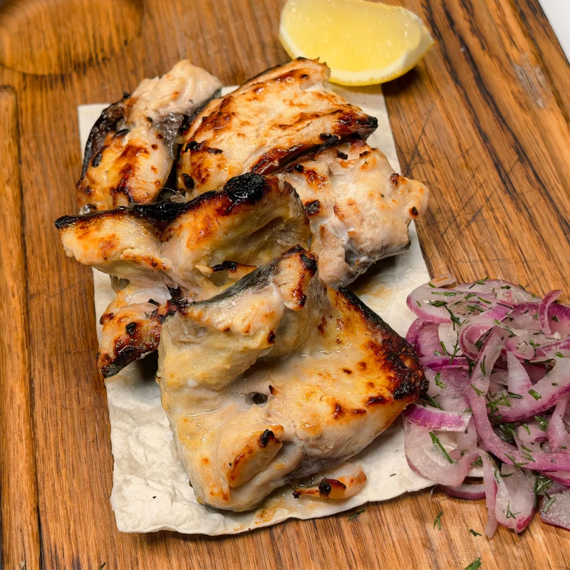 Шашлык из скумбрии