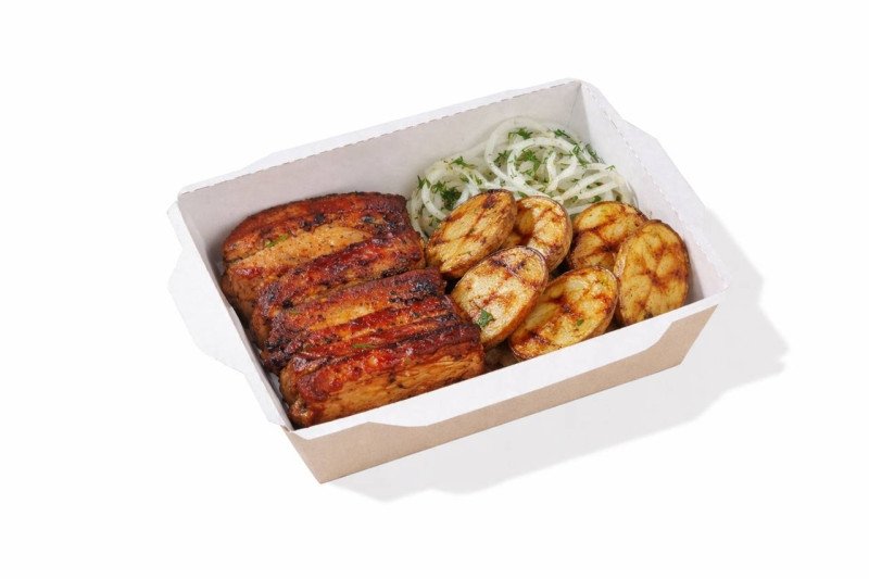 Бокс с ребрами