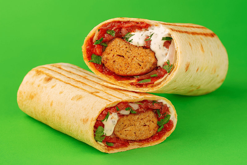 Люля-кебаб из курицы в лаваше