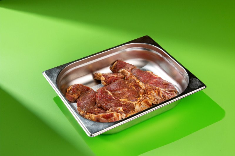 Шашлык говядина края в маринаде 