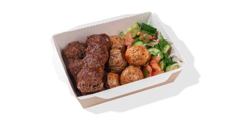 Бокс с люля-кебаб из говядины