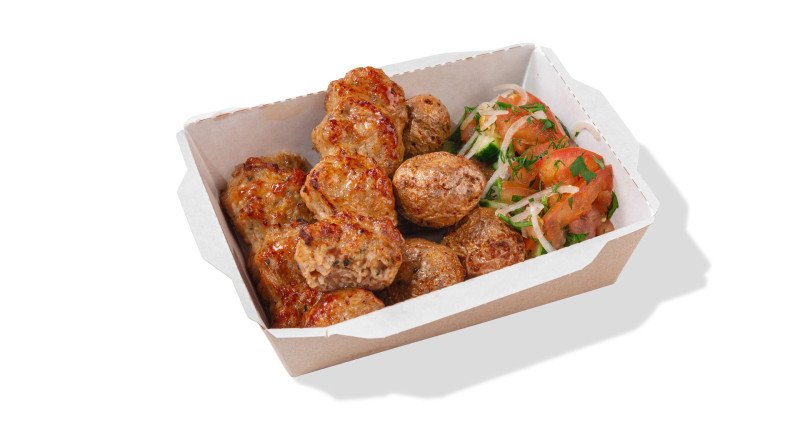 Бокс с люля-кебаб из курицы