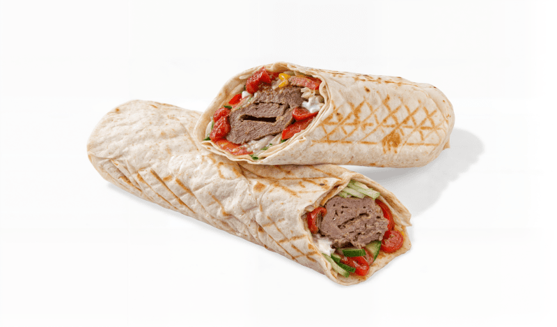 Люля говяжий в лаваше 