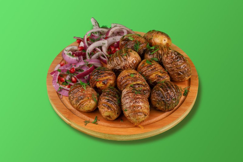 Картофель на мангале