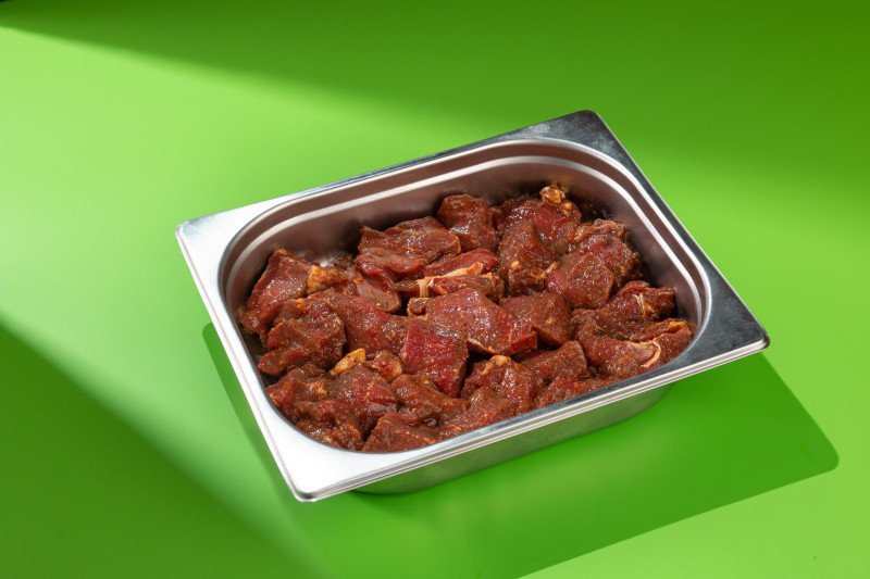 Шашлык говядина мякоть в маринаде 