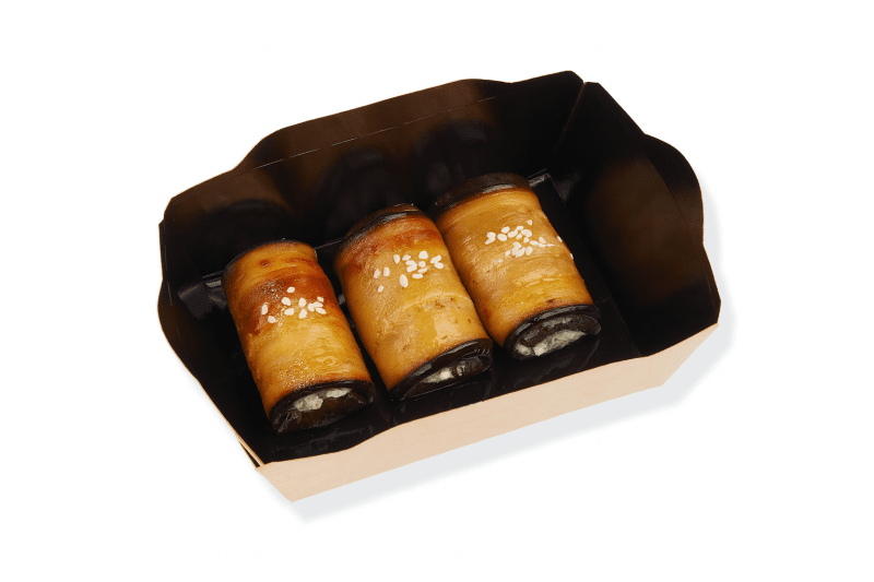 Рулетики из баклажана 3 шт