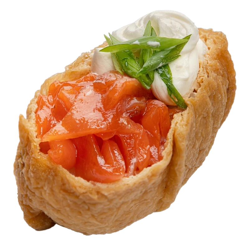 Инари с лососем и сливочным сыром 105 гр