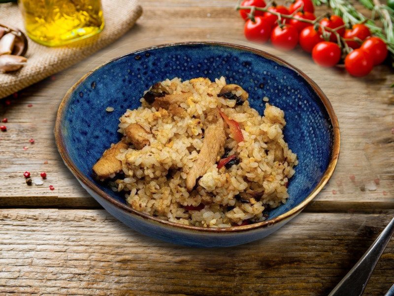 Рис с курицей