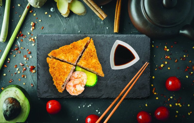 Горячий Треугольник с креветкой