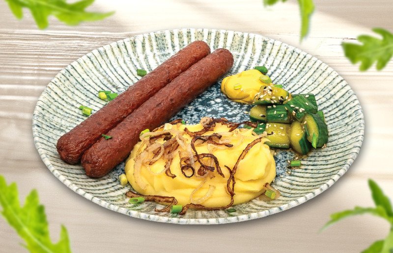 Венские колбаски с пюре