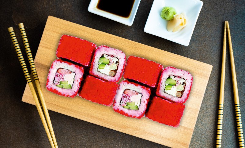 Калифорния с креветкой