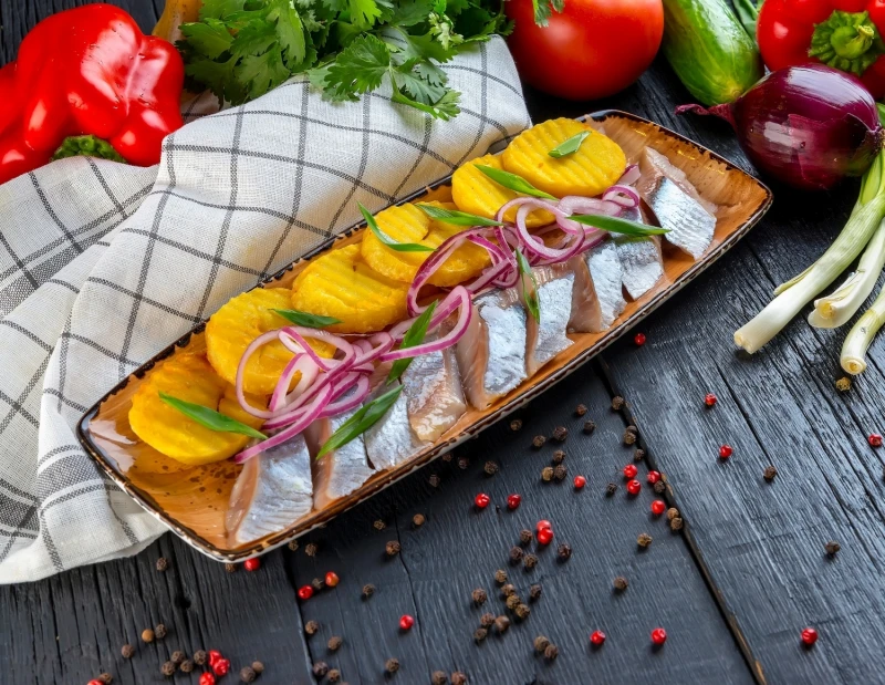 Селедочка с картофелем