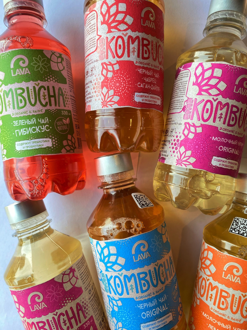 Комбуча в ассортименте