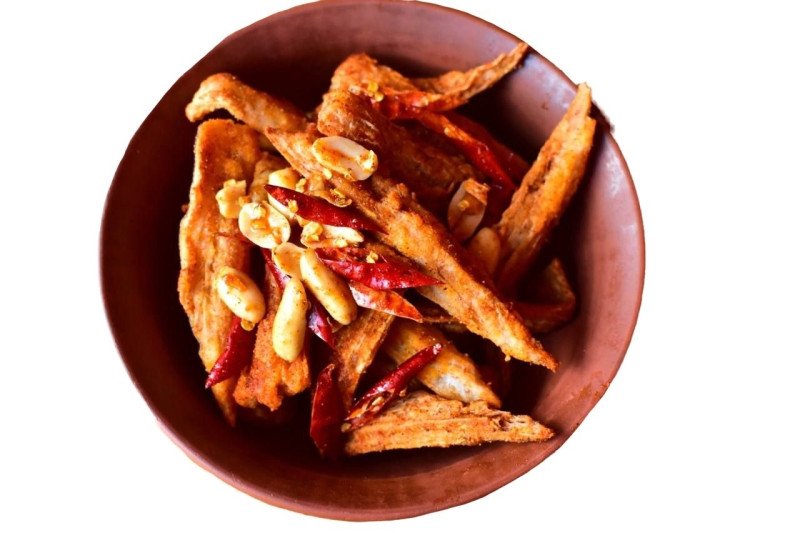 Жаренная спаржа в пряном соусе