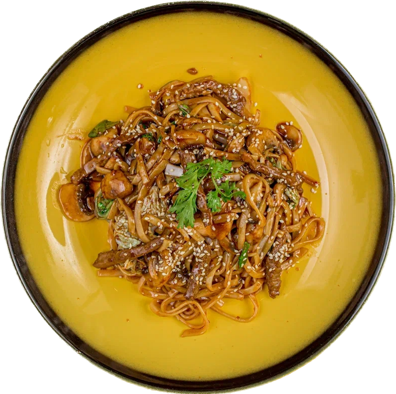 Лапша пшеничная с говядиной