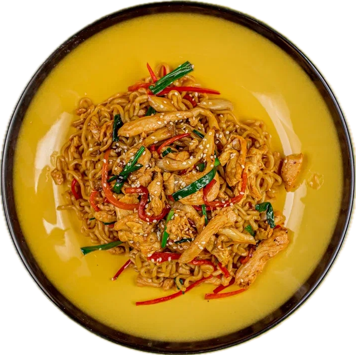 Лапша яичная с курочкой