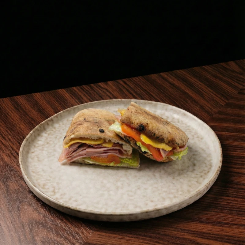 Панини с ветчиной и беконом