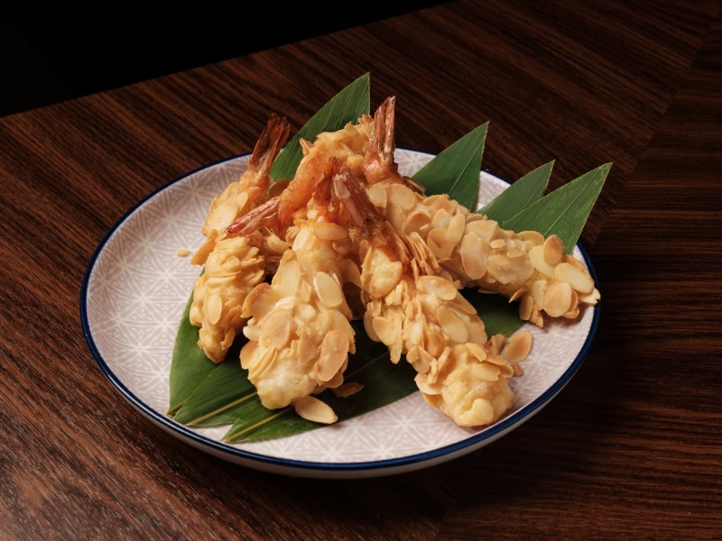 6шт Креветки в миндале 