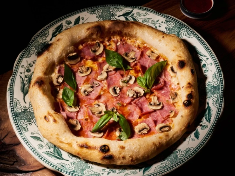 Пицца ветчина грибы