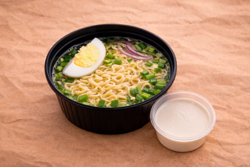 Рамен с курой