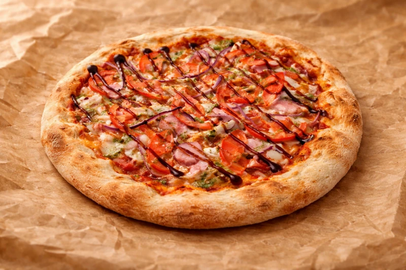 Пицца римская Курица с беконом