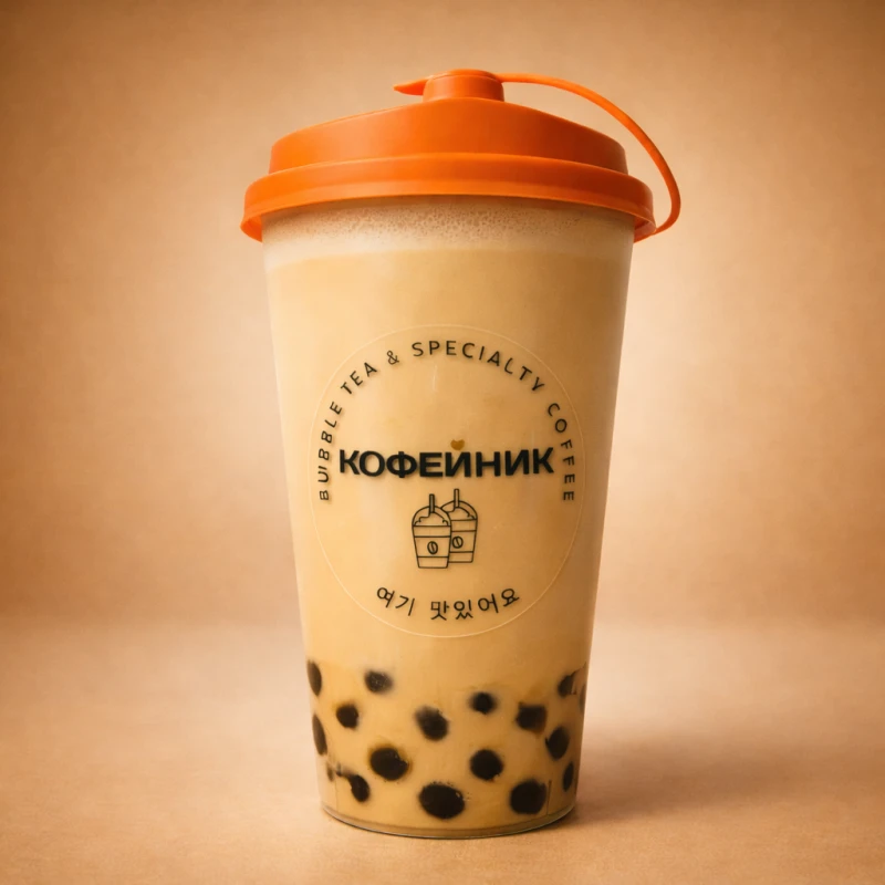 Латте с тапиокой