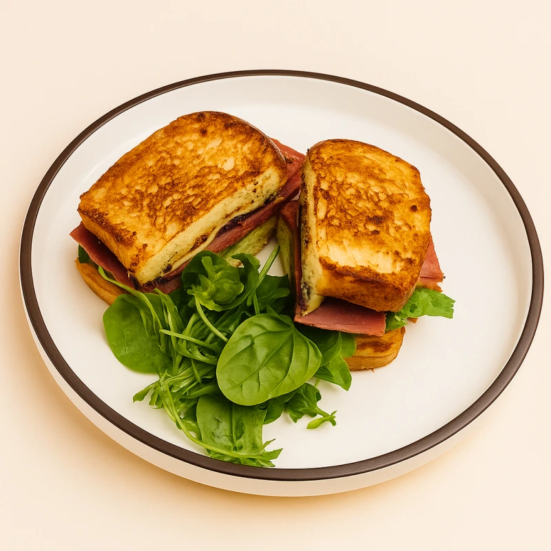 Сэндвич с пастрами и луковым чатни