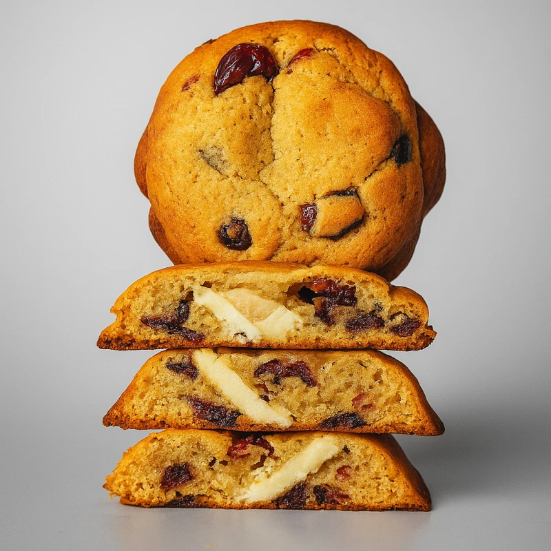 Печенье с клюквой и белым шоколадом