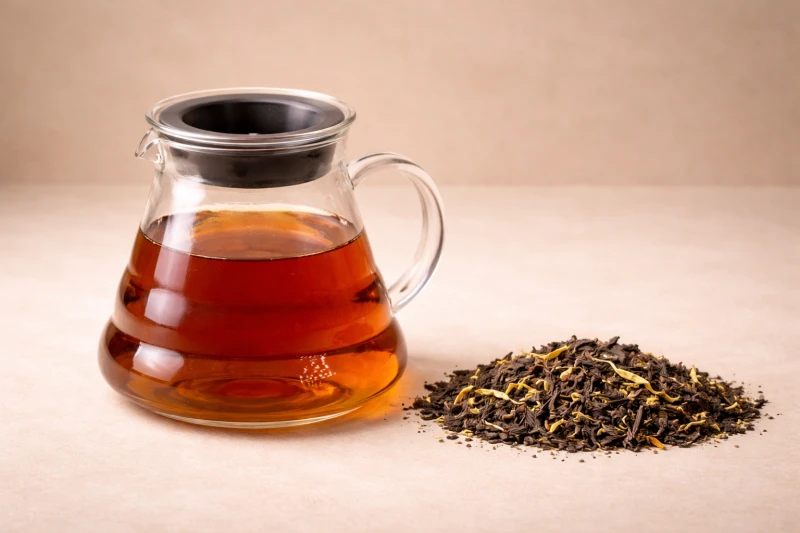 Черный чай с чабрецом