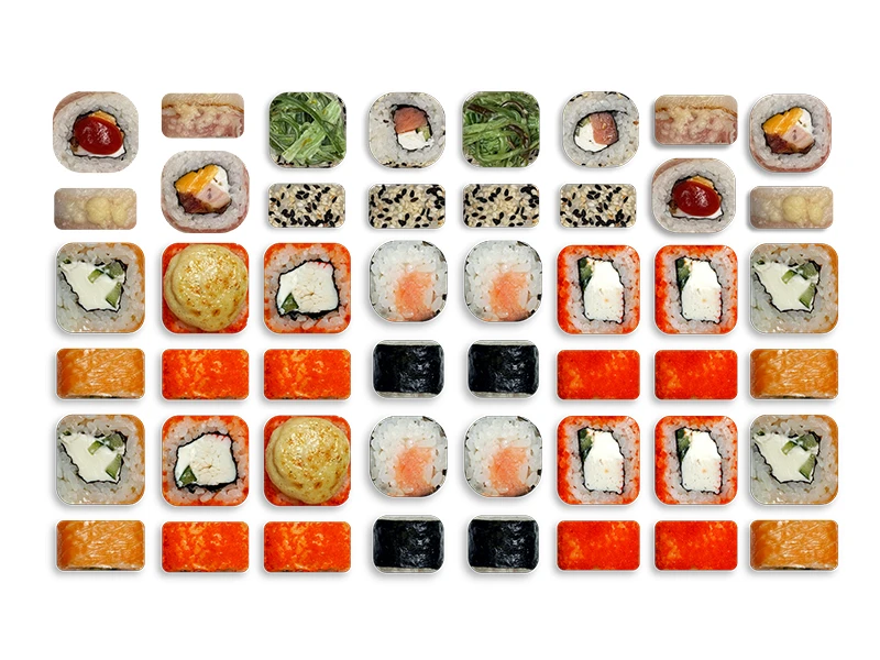 Сет Всё включено 1260 гр (48 шт.)