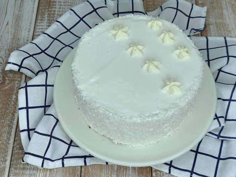 Торт "Клубнично-кокосовый" 1шт