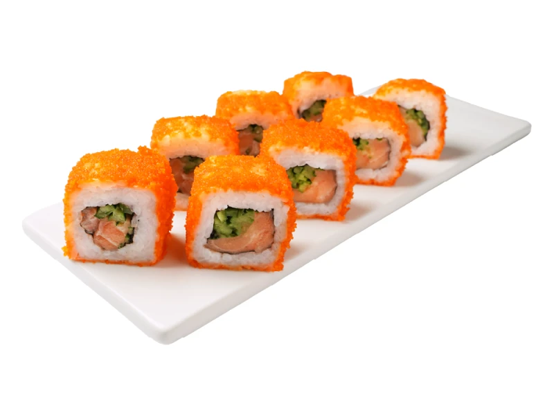 Ролл "Калифорния с лососем"