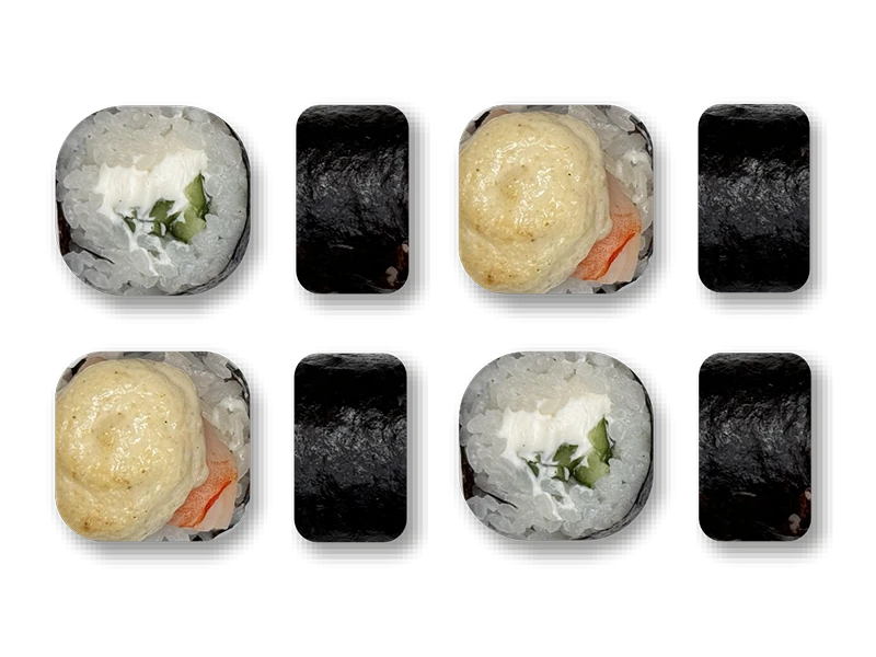 Ролл запеченный Эби Яки Маки